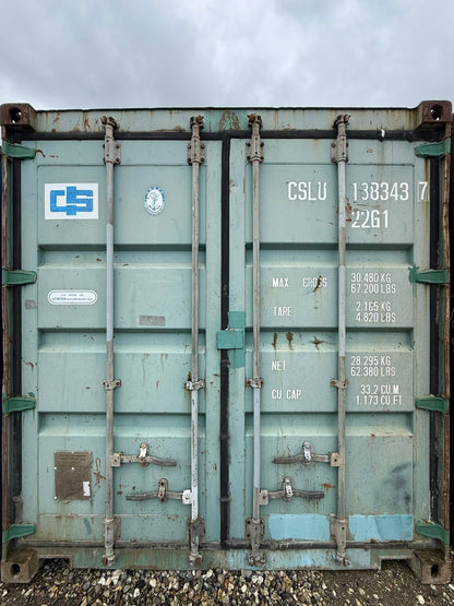 Isolerede 20 fods container