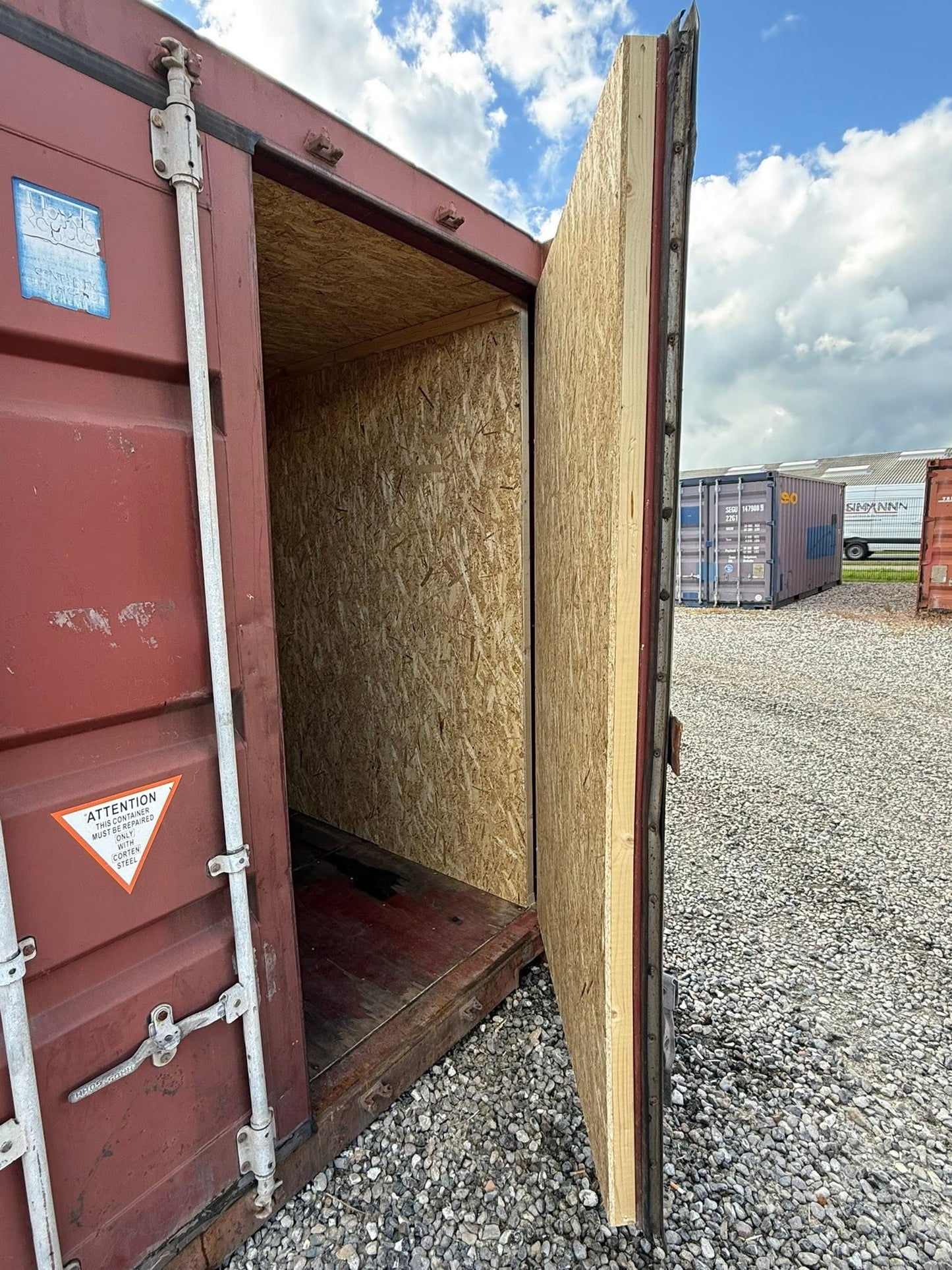 Isolerede 20 fods container
