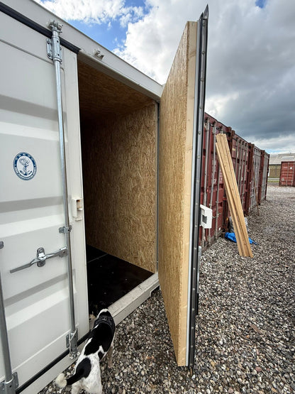 Isolerede 20 fods container