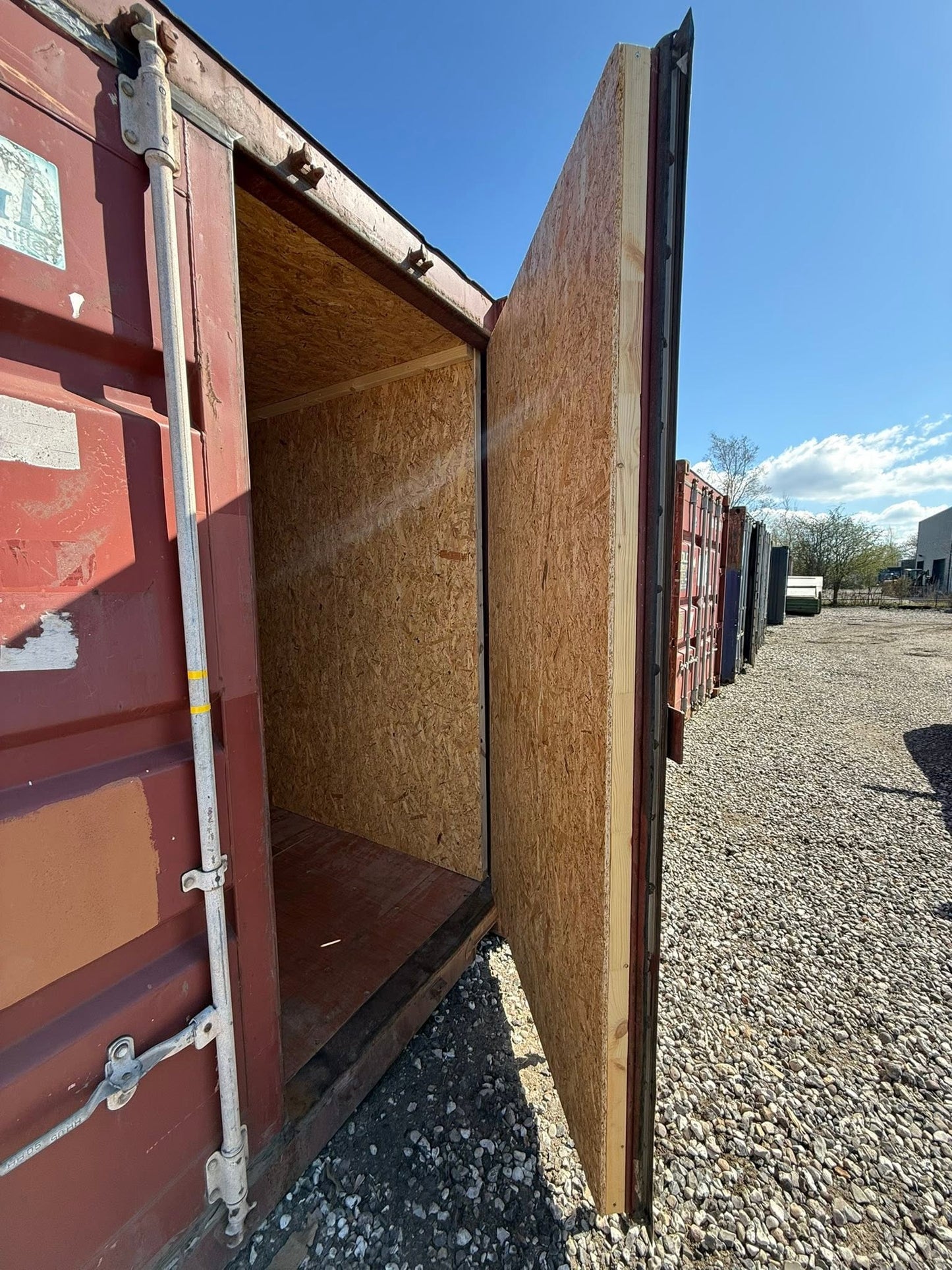 Isolerede 20 fods container