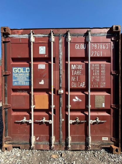 Isolerede 20 fods container