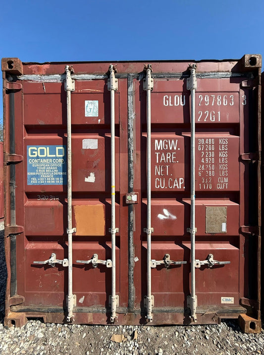 Isolerede 20 fods container