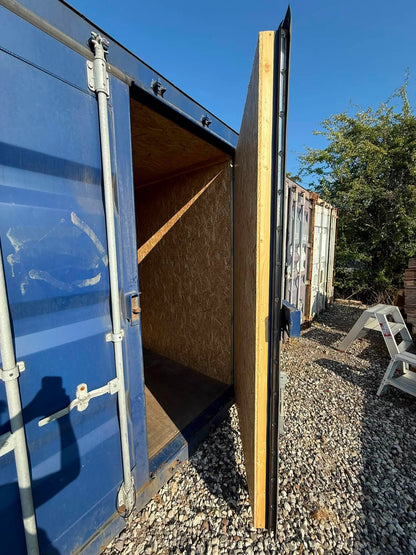 Isolerede 20 fods container