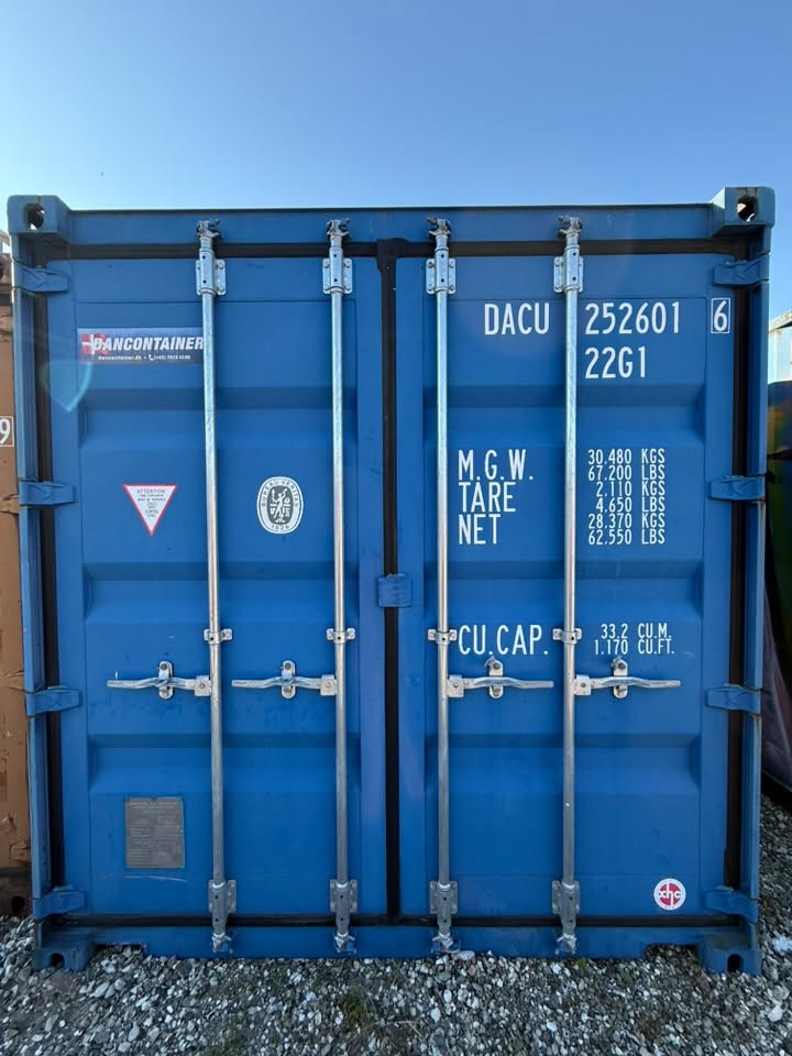 Brugt 20 fods container