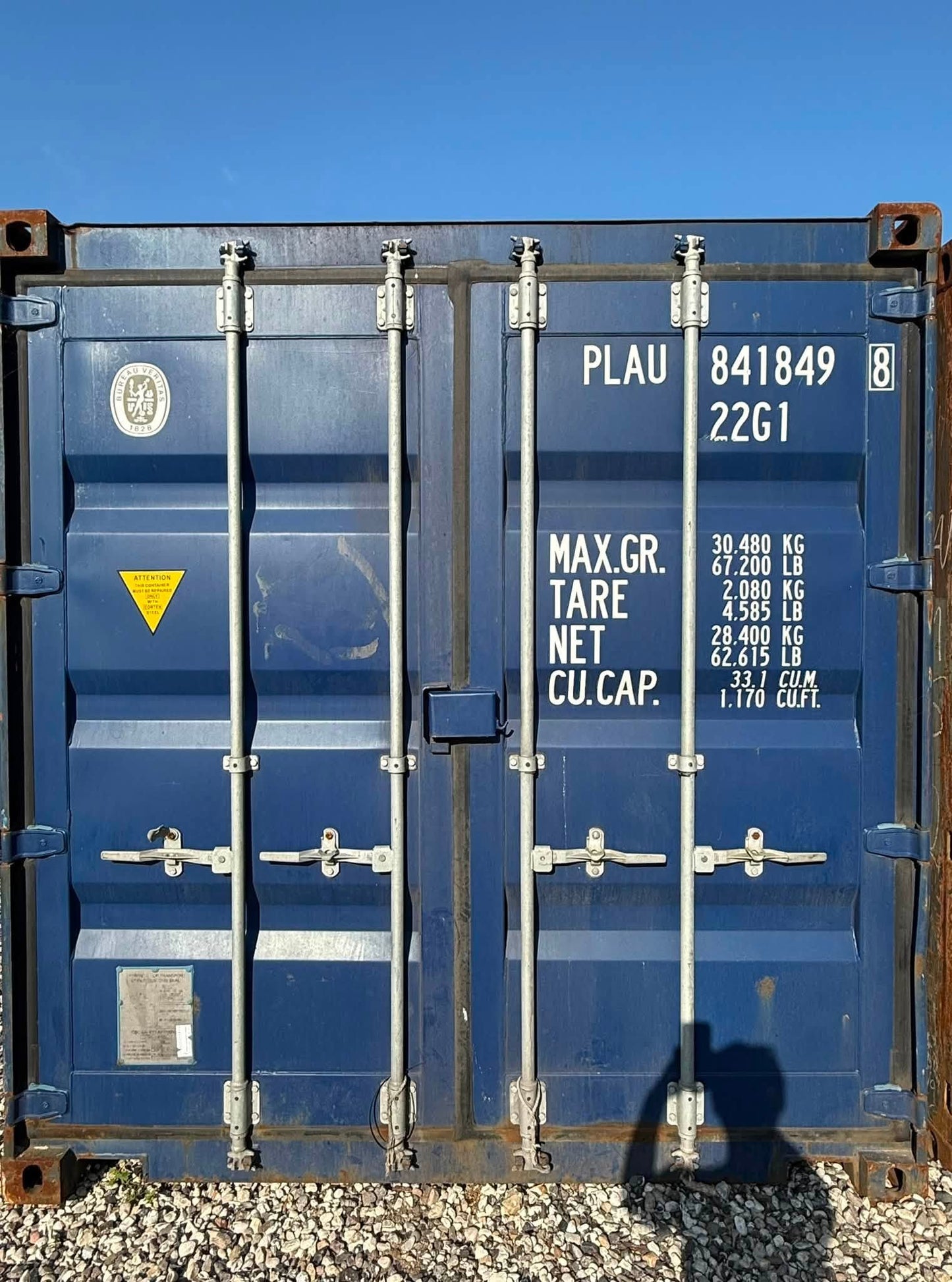 Isolerede 20 fods container