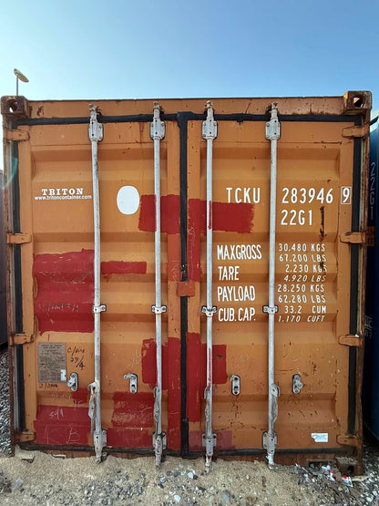 Brugt 20 fods container