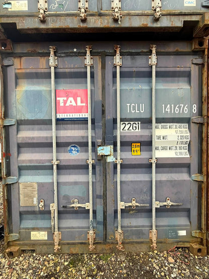 Brugt 20 fods container