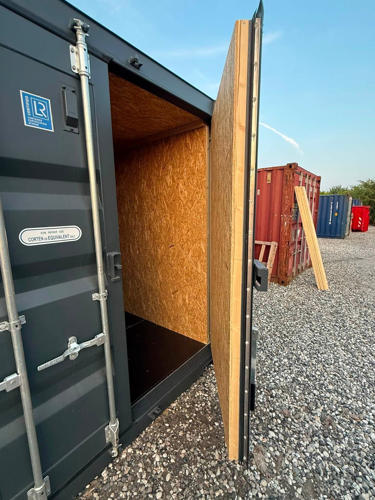 Isolerede 20 fods container