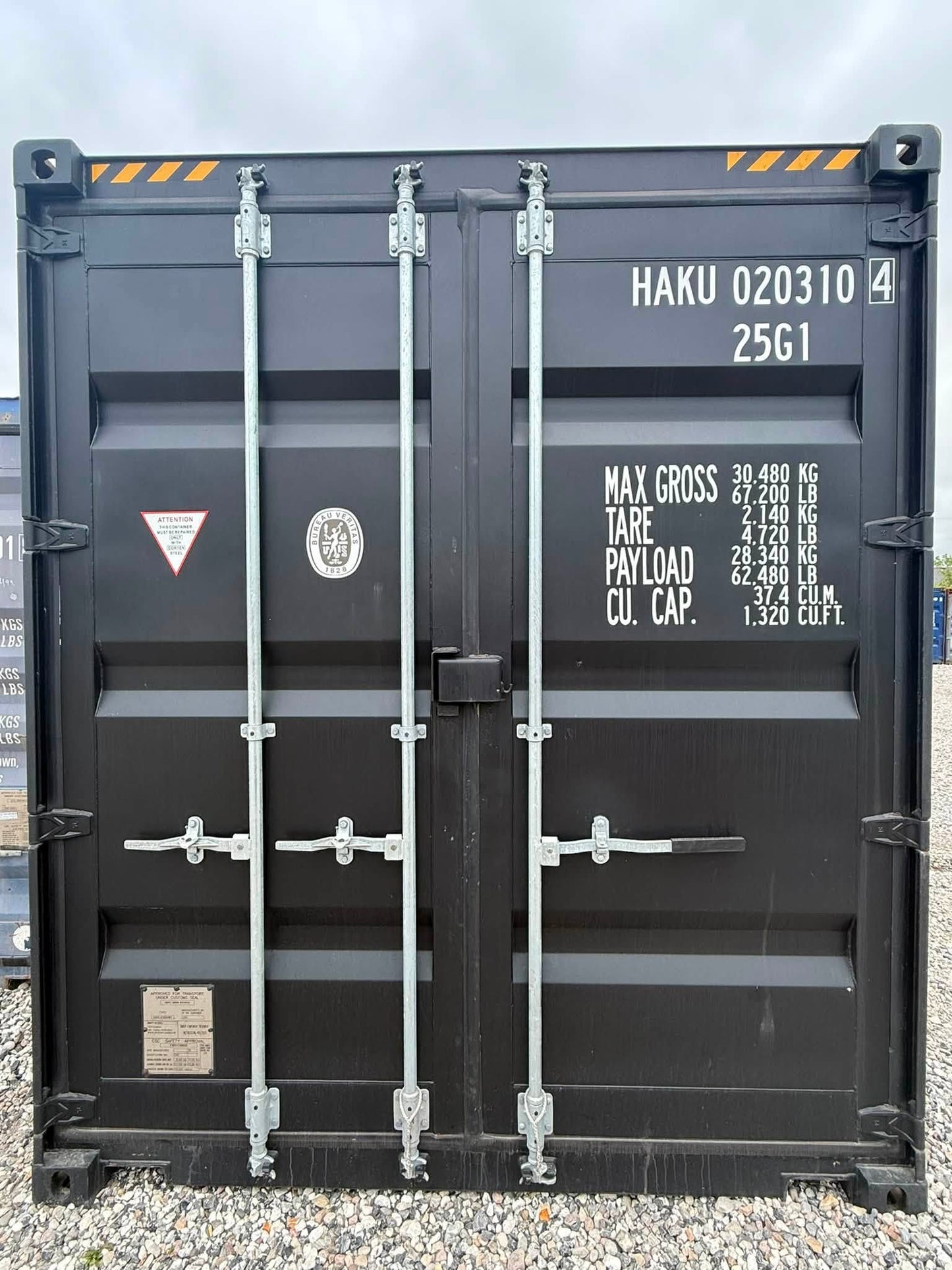Fabriksny 20” HC (+30cm) easy lock, lockbox - RAL9005