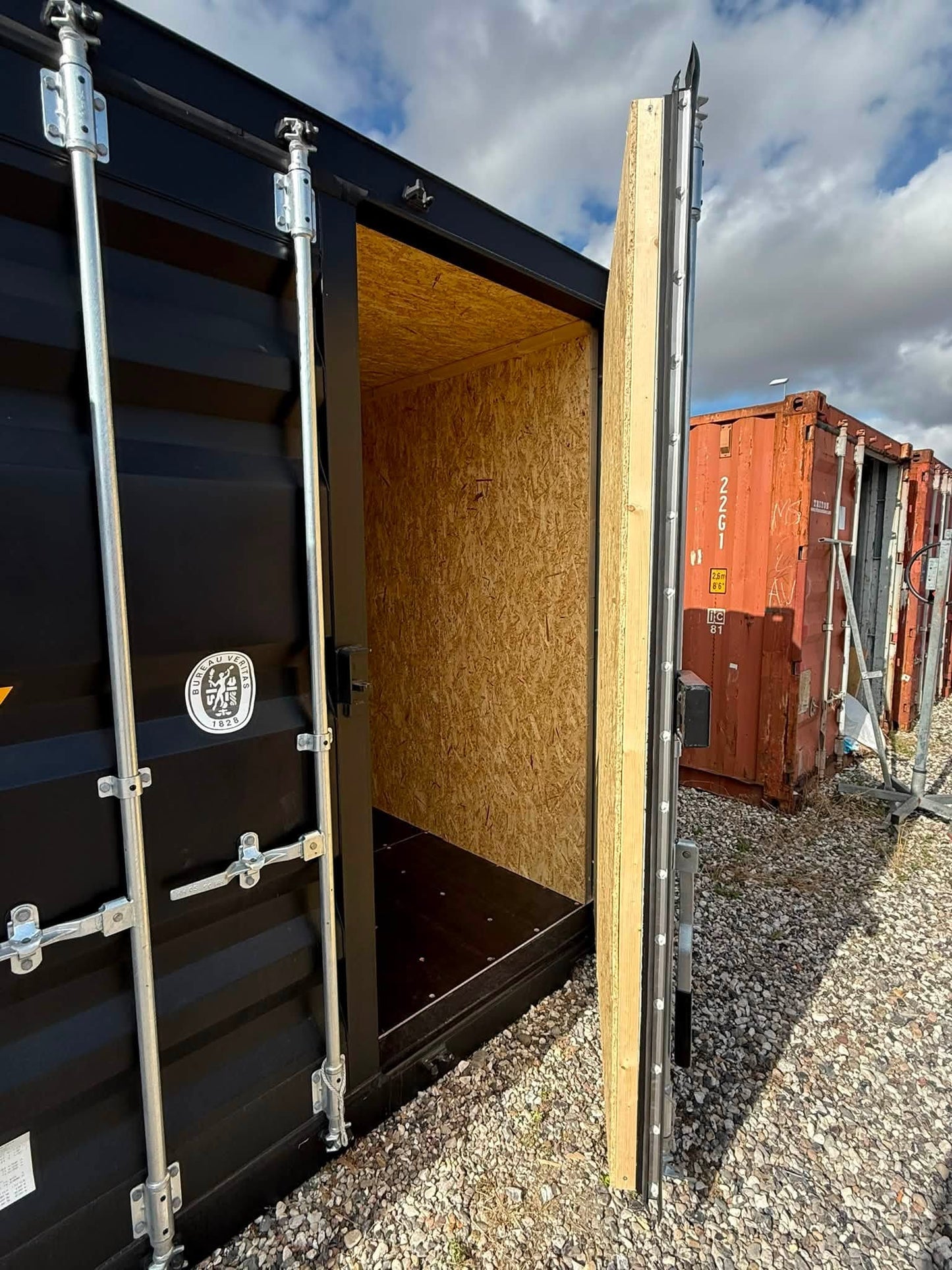 Isolerede 20 fods container