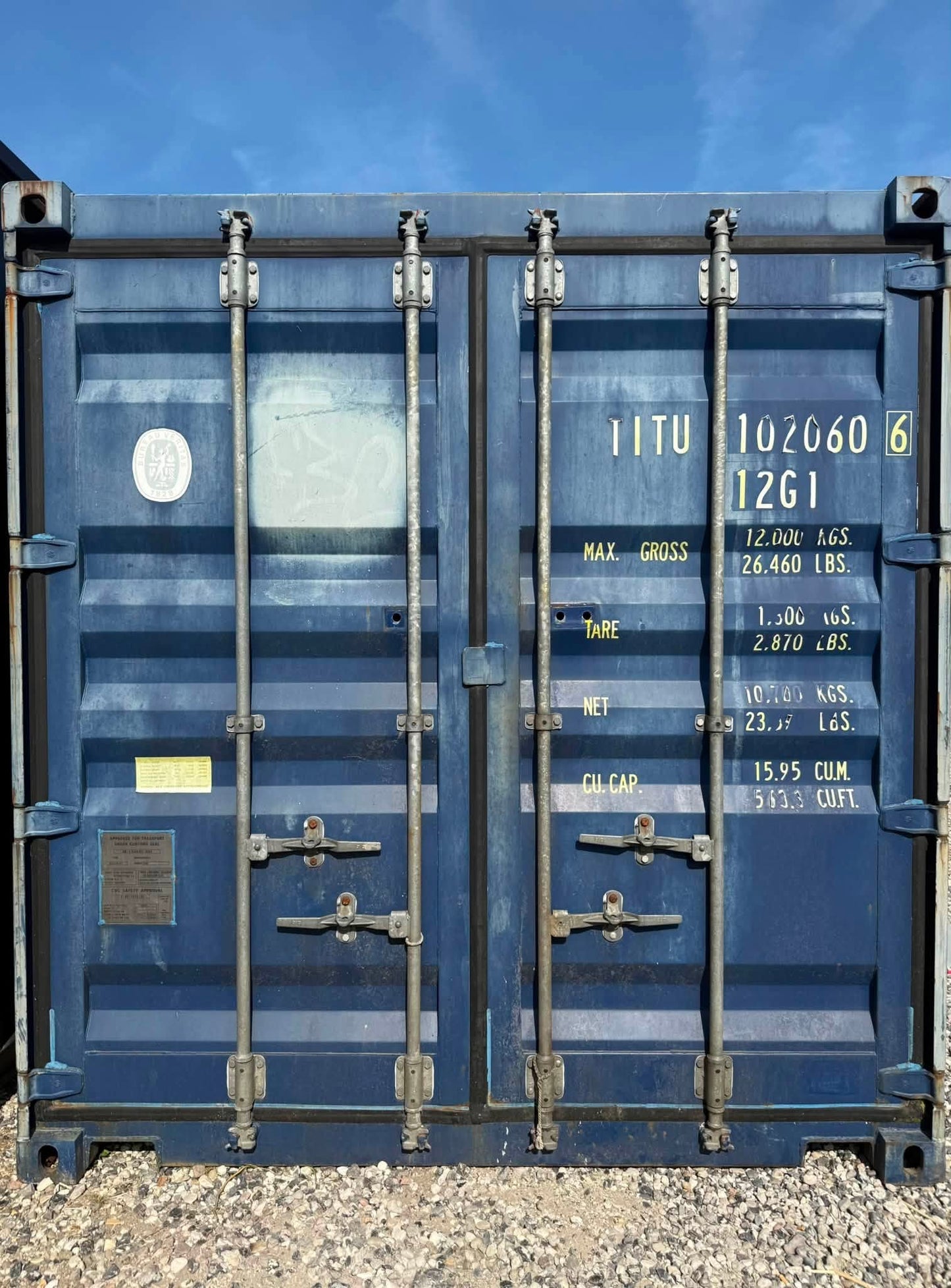 Isolerede 20 fods container