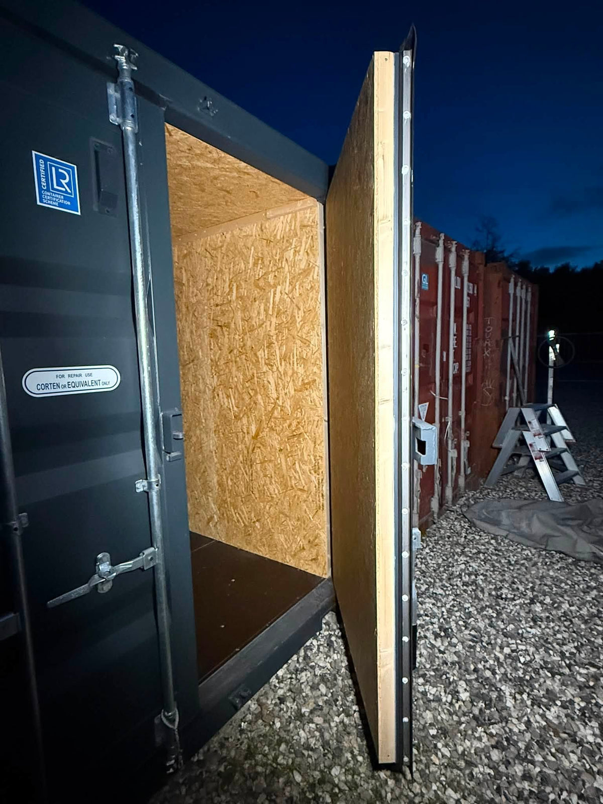 Isolerede 20 fods container