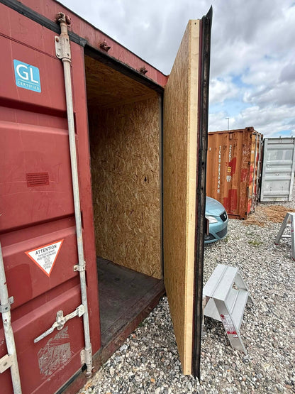 Isolerede 20 fods container