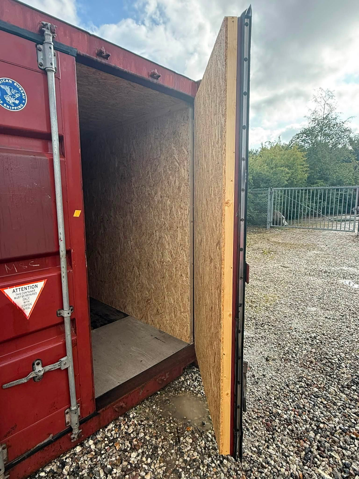 Isolerede 20 fods container