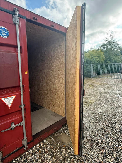 Isolerede 20 fods container