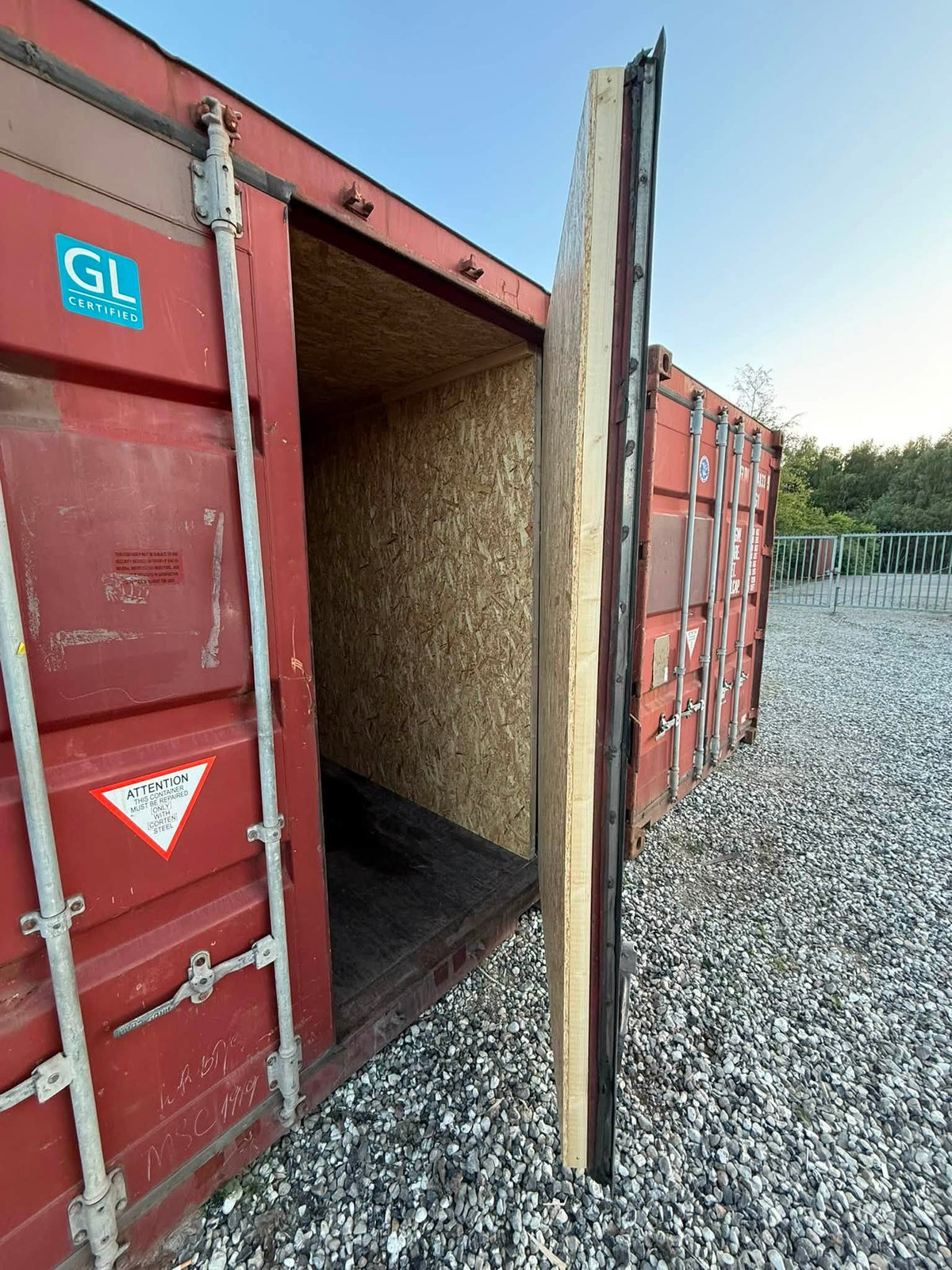 Isolerede 20 fods container