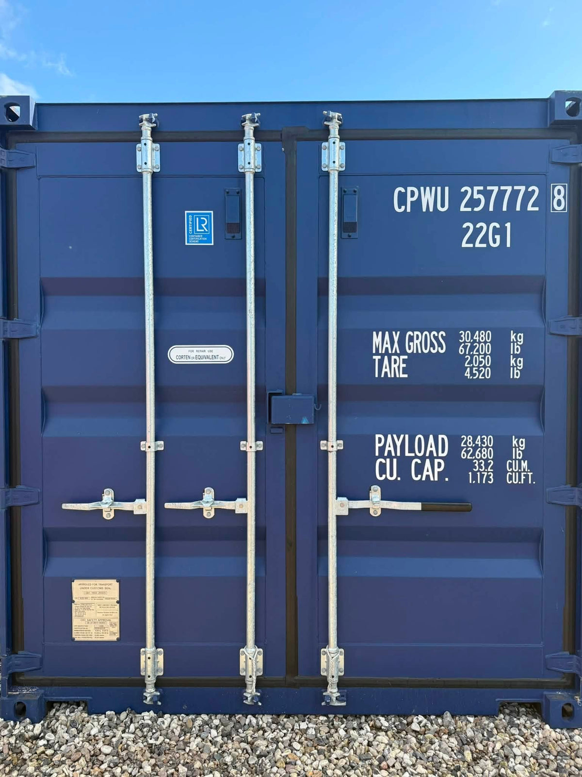 Isolerede 20 fods container