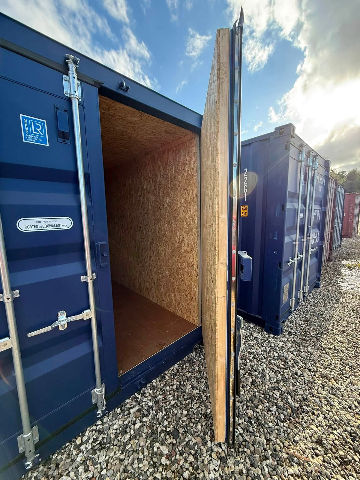 Isolerede 20 fods container