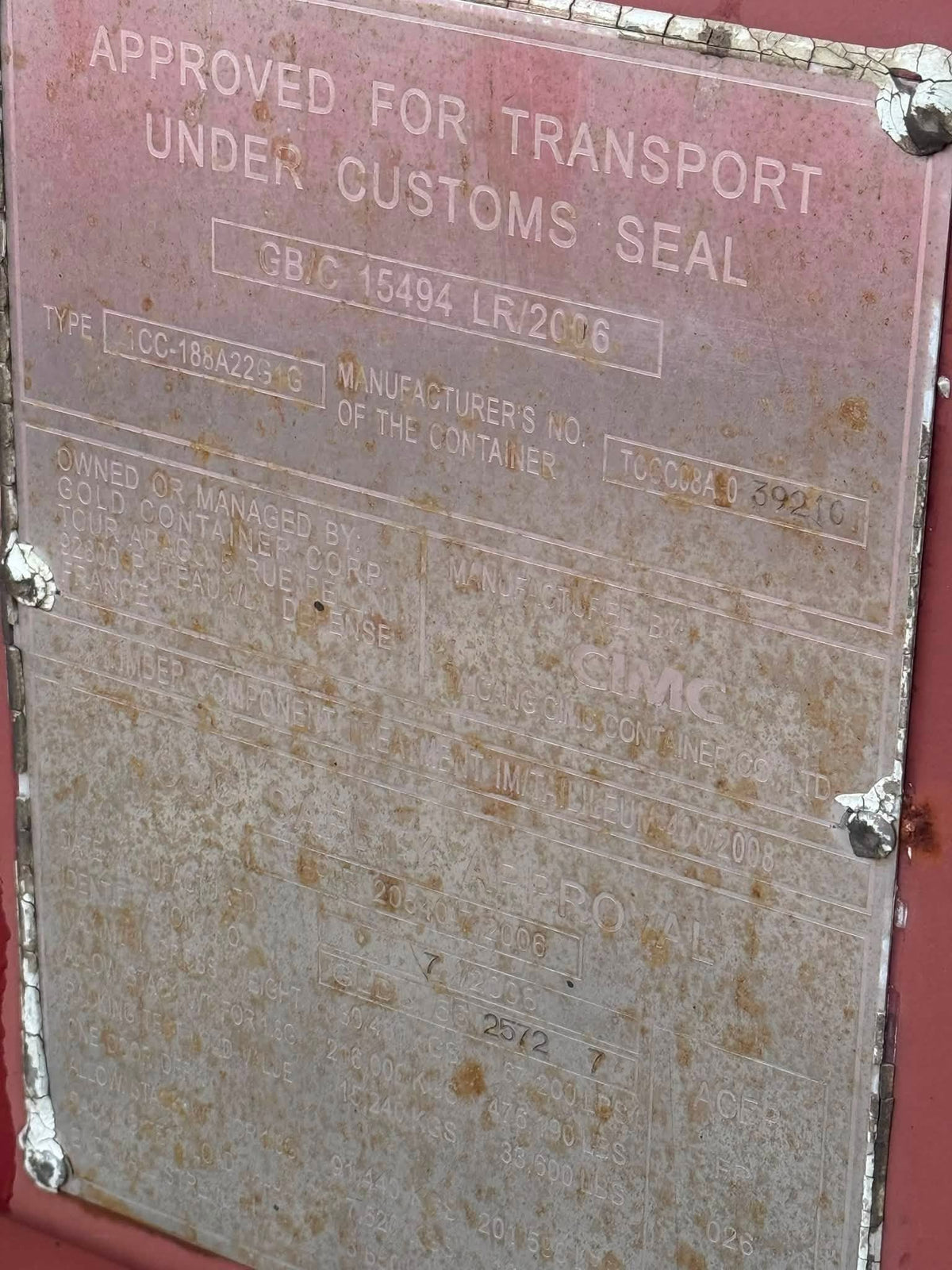Sødygtig 20 fods container