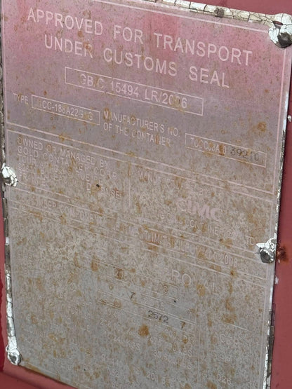 Sødygtig 20 fods container