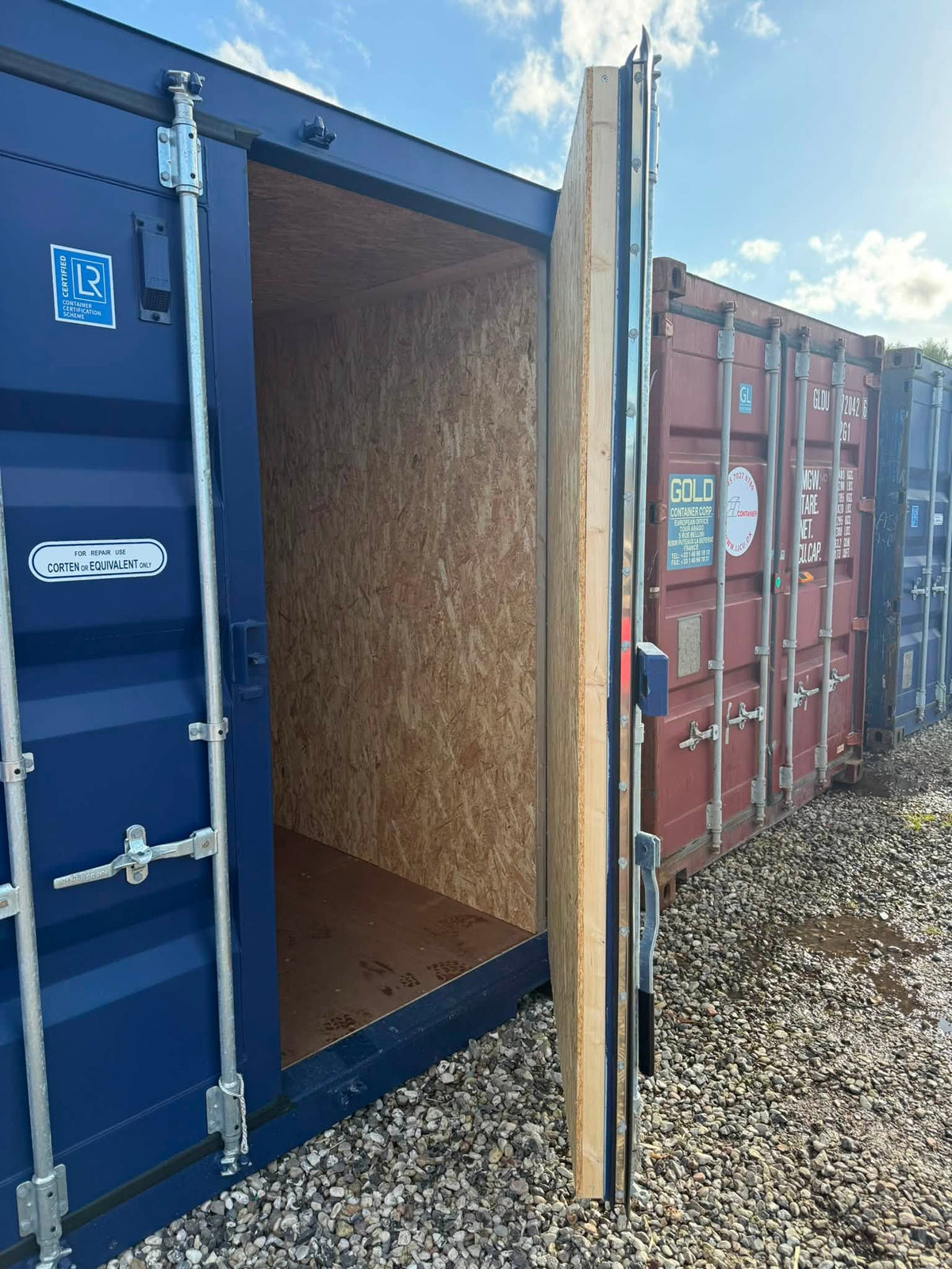 Isolerede 20 fods container