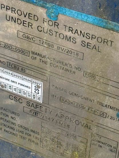 Sødygtig 20 fods container