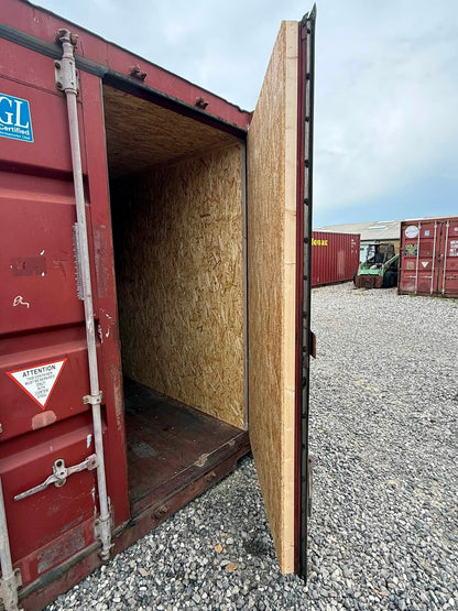 Isolerede 20 fods container