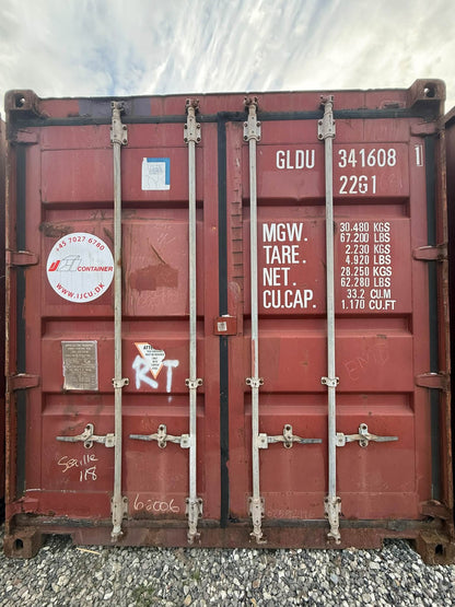 Isolerede 20 fods container