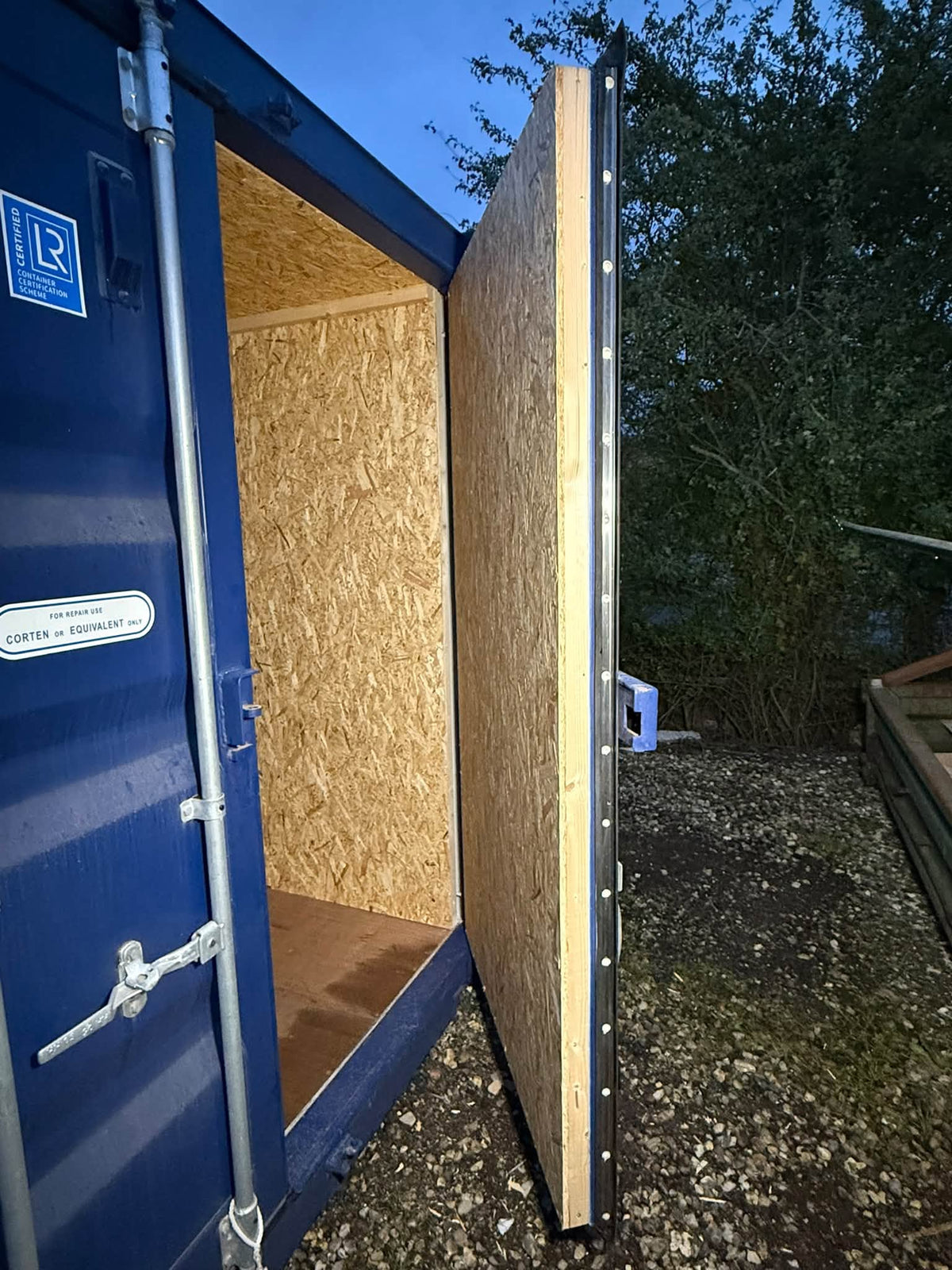Isolerede 20 fods container