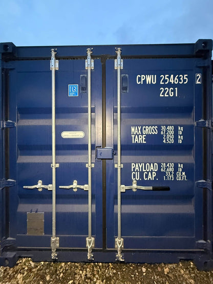 Isolerede 20 fods container