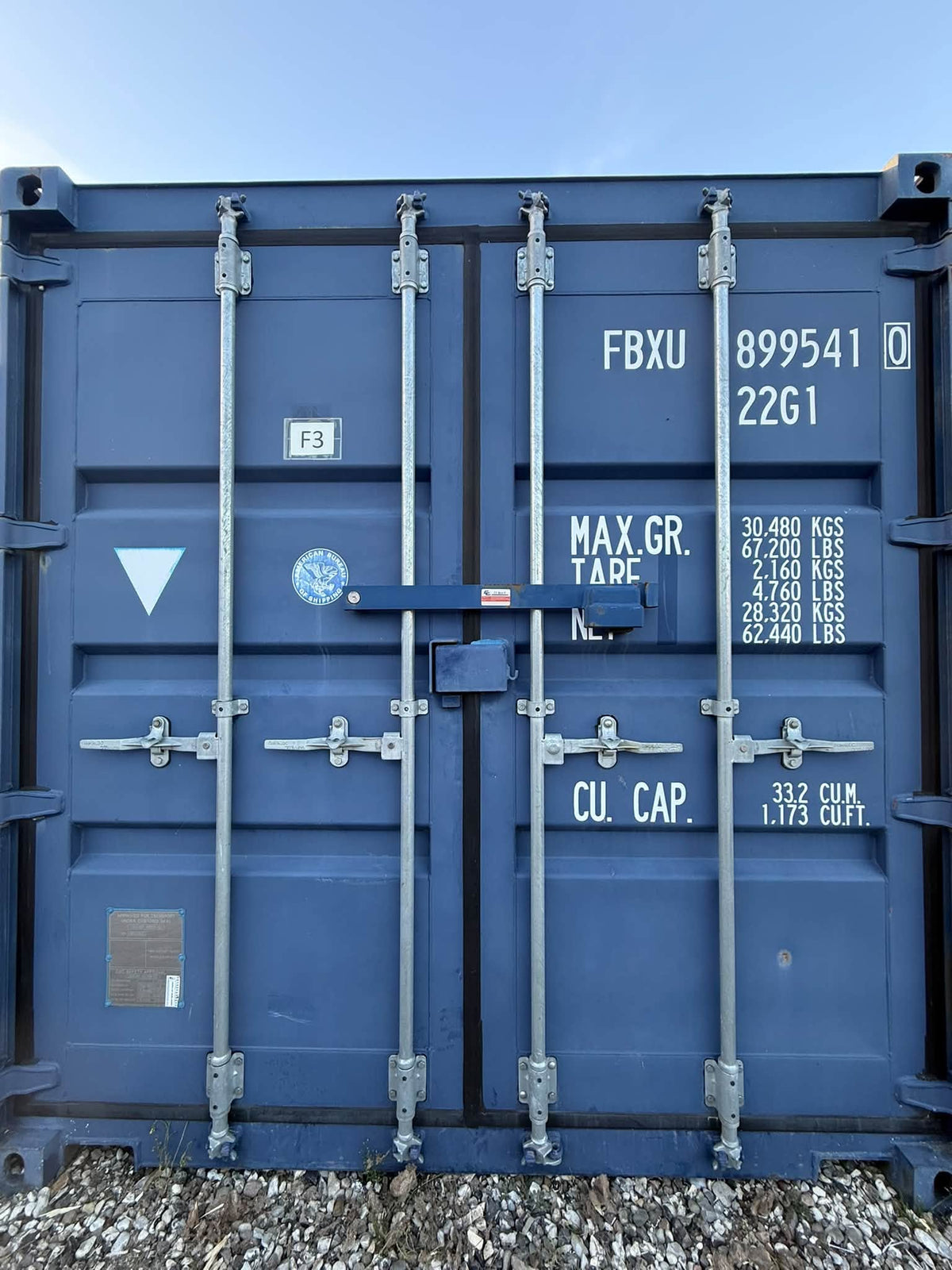 Isolerede 20 fods container