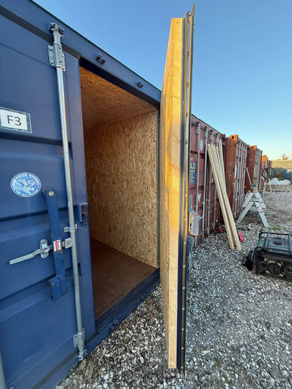 Isolerede 20 fods container