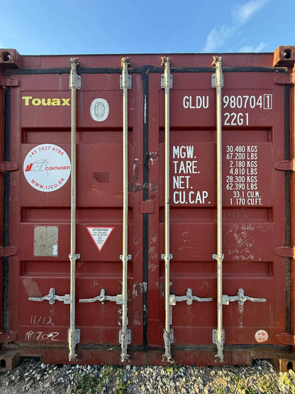 Isolerede 20 fods container