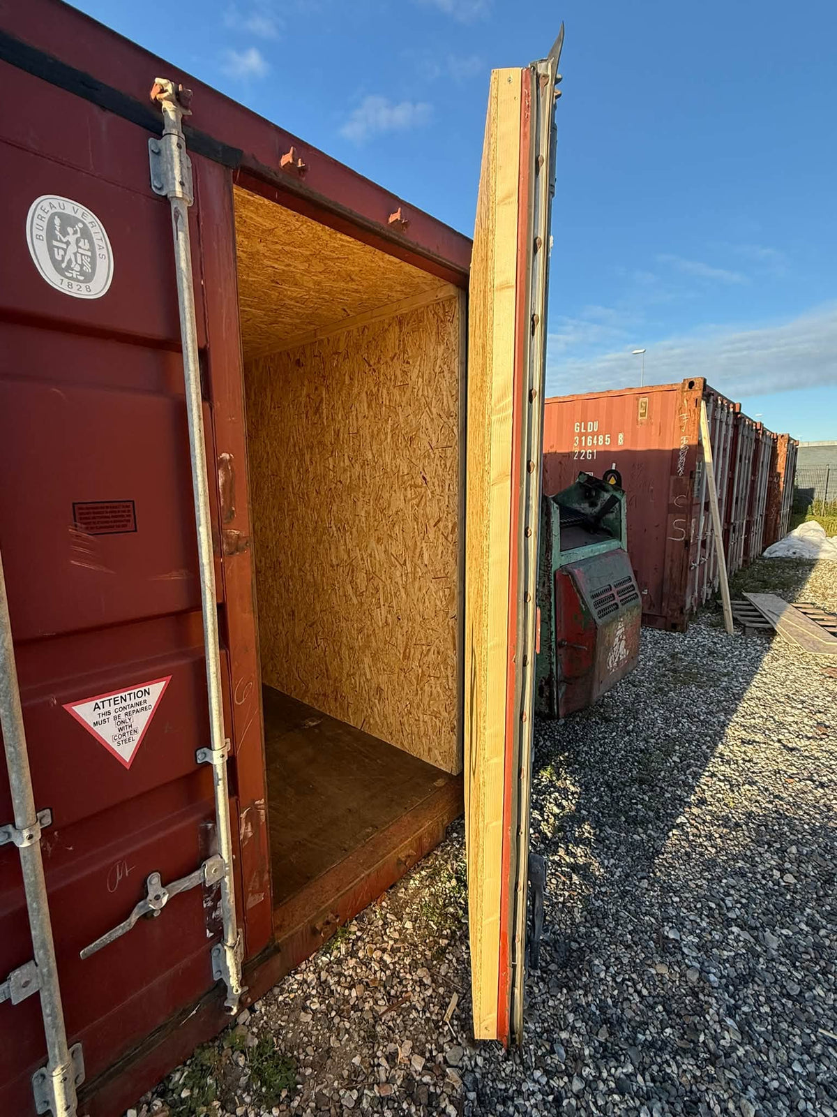 Isolerede 20 fods container