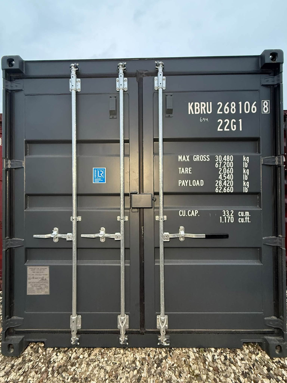 Isolerede 20 fods container