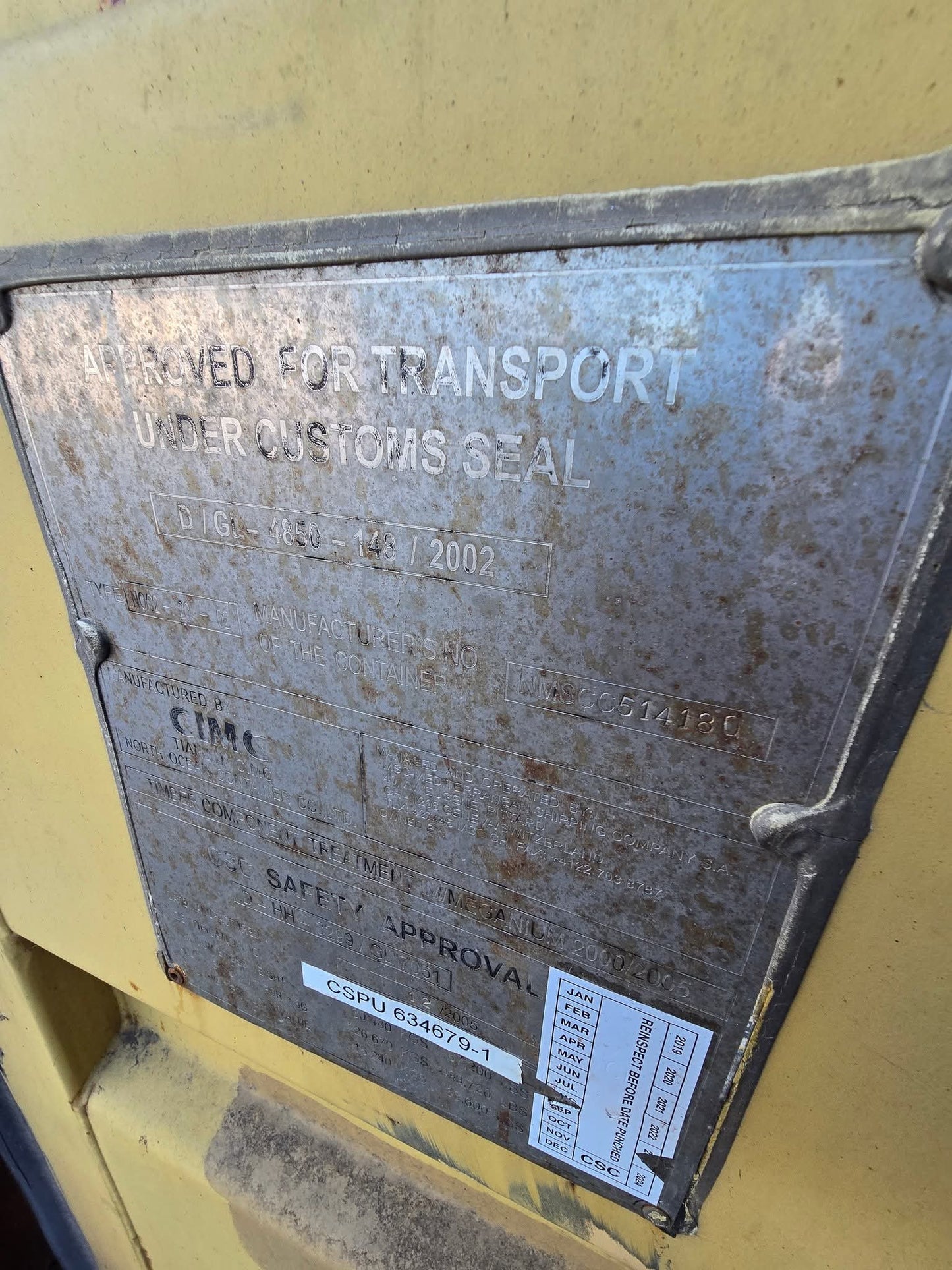 Sødygtig 20 fods container