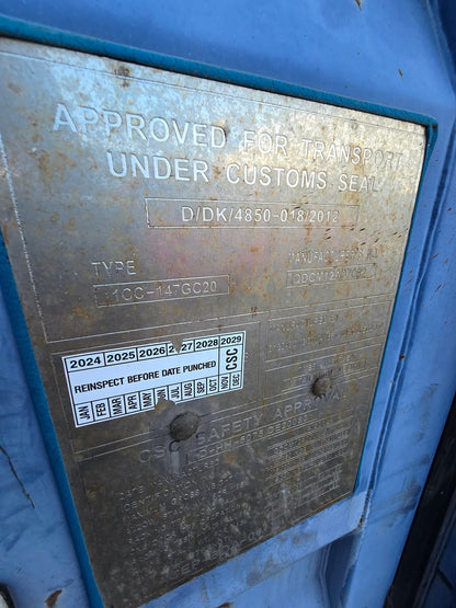 Sødygtig 20 fods container