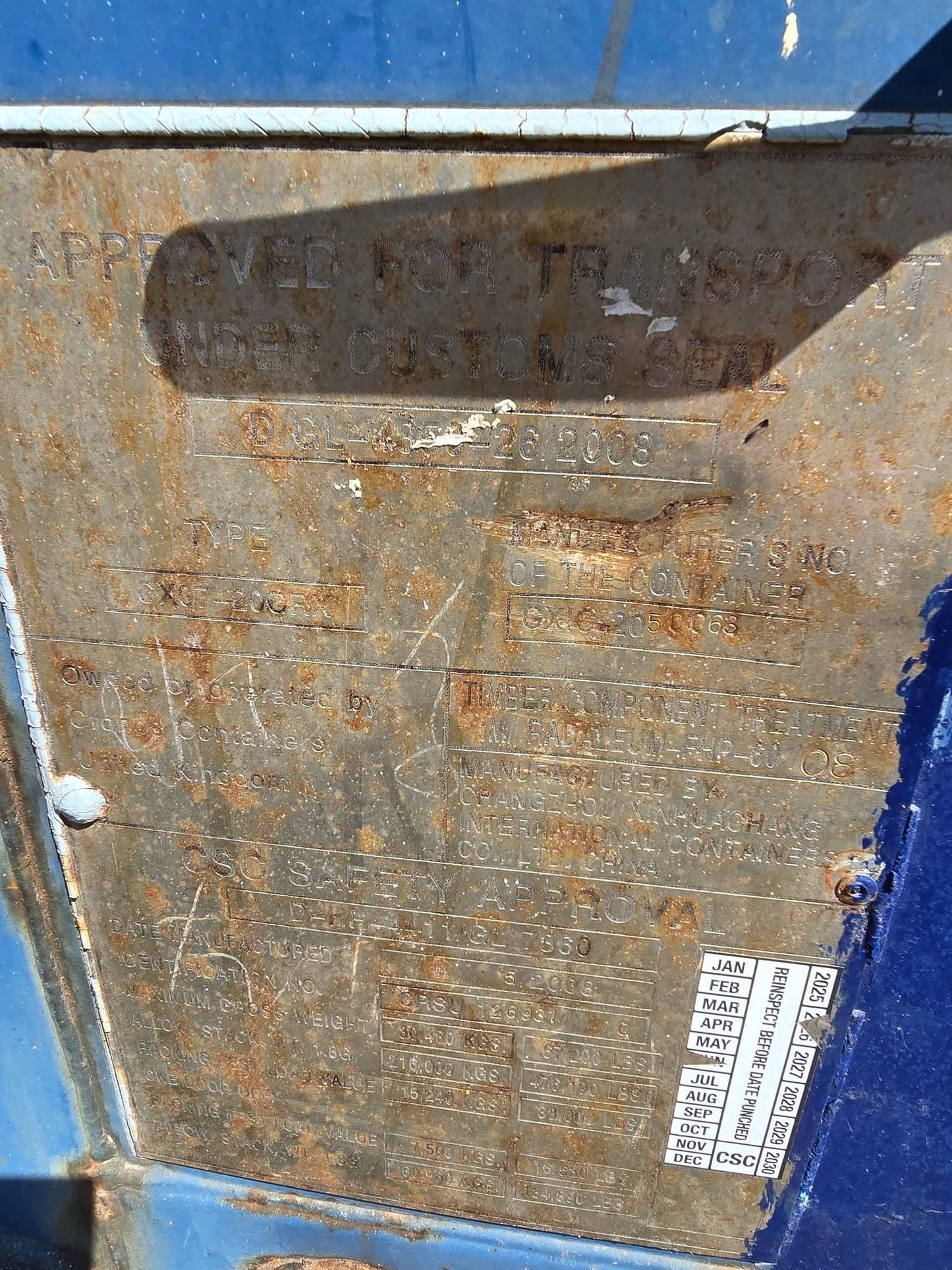 Sødygtig 20 fods container