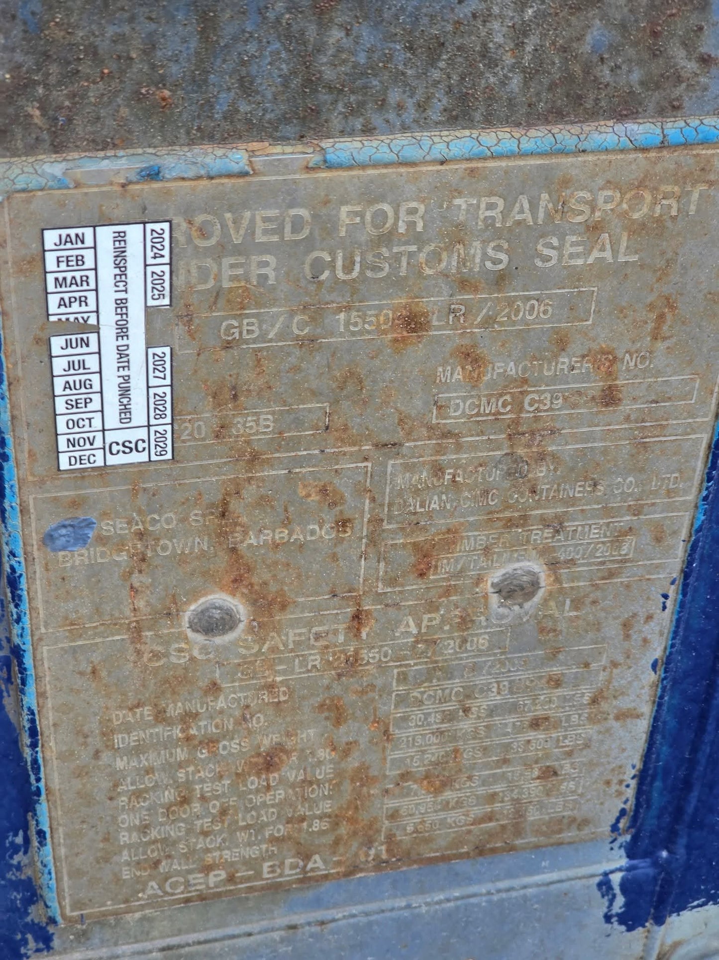 Sødygtig 20 fods container