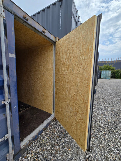 Isoleret 20 fods container