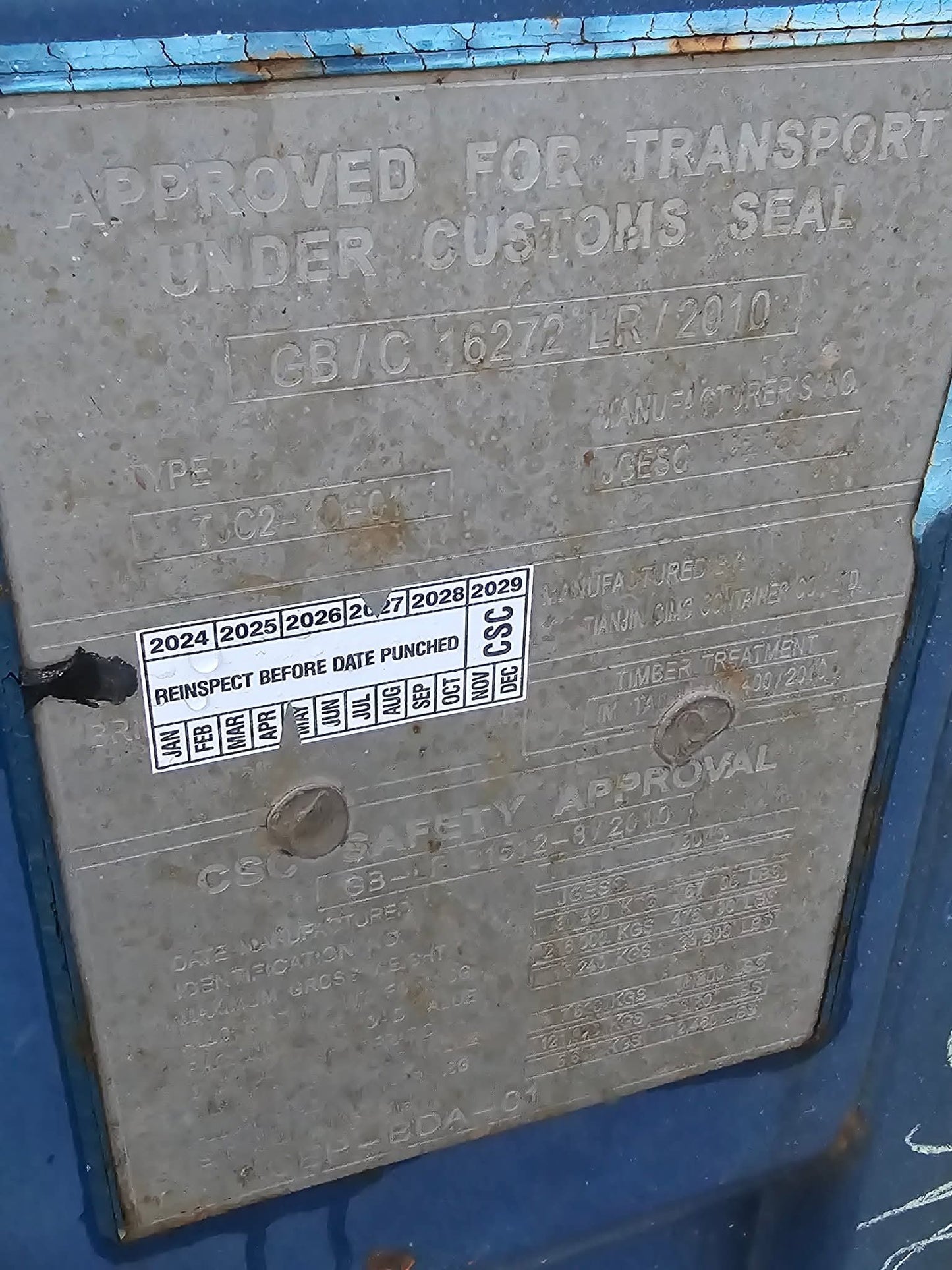 Sødygtig 20 fods container