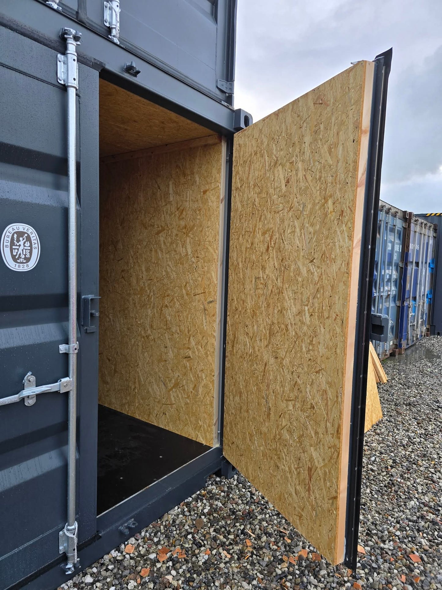 Isoleret 20 fods container