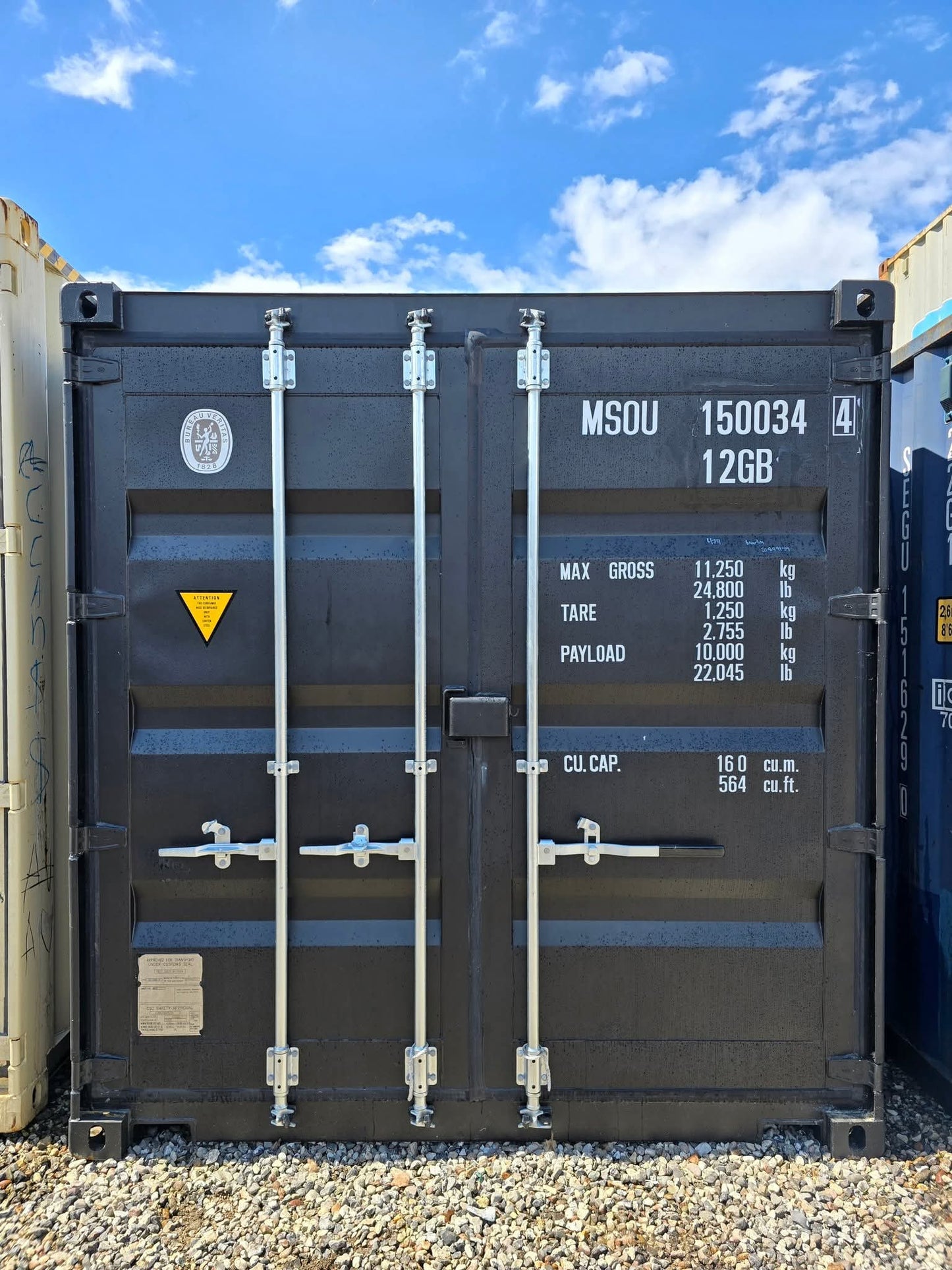 Isoleret 10 fods container
