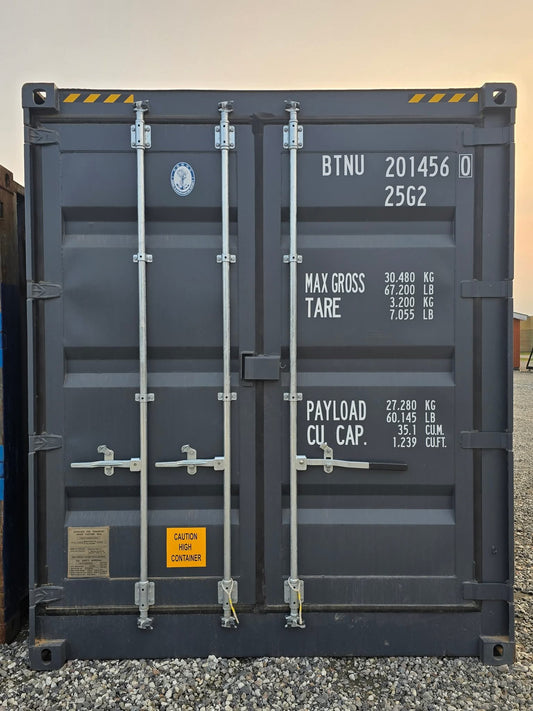 20 fods HC container med sideåbning