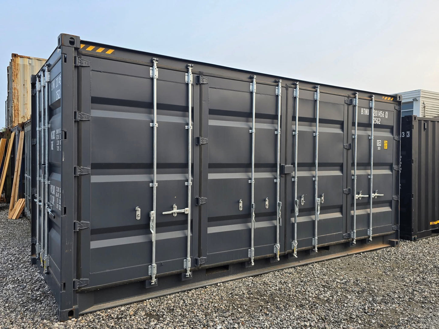 20 fods HC container med sideåbning