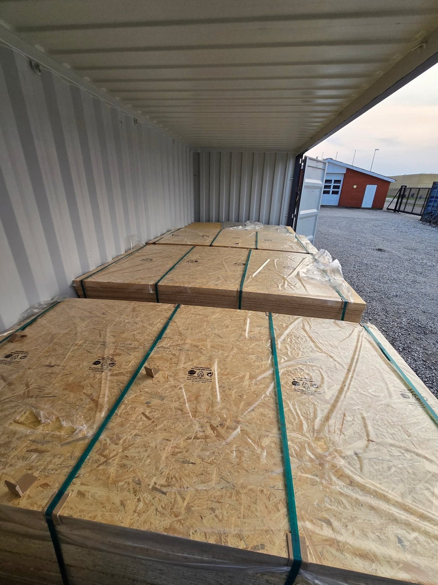 20 fods HC container med sideåbning