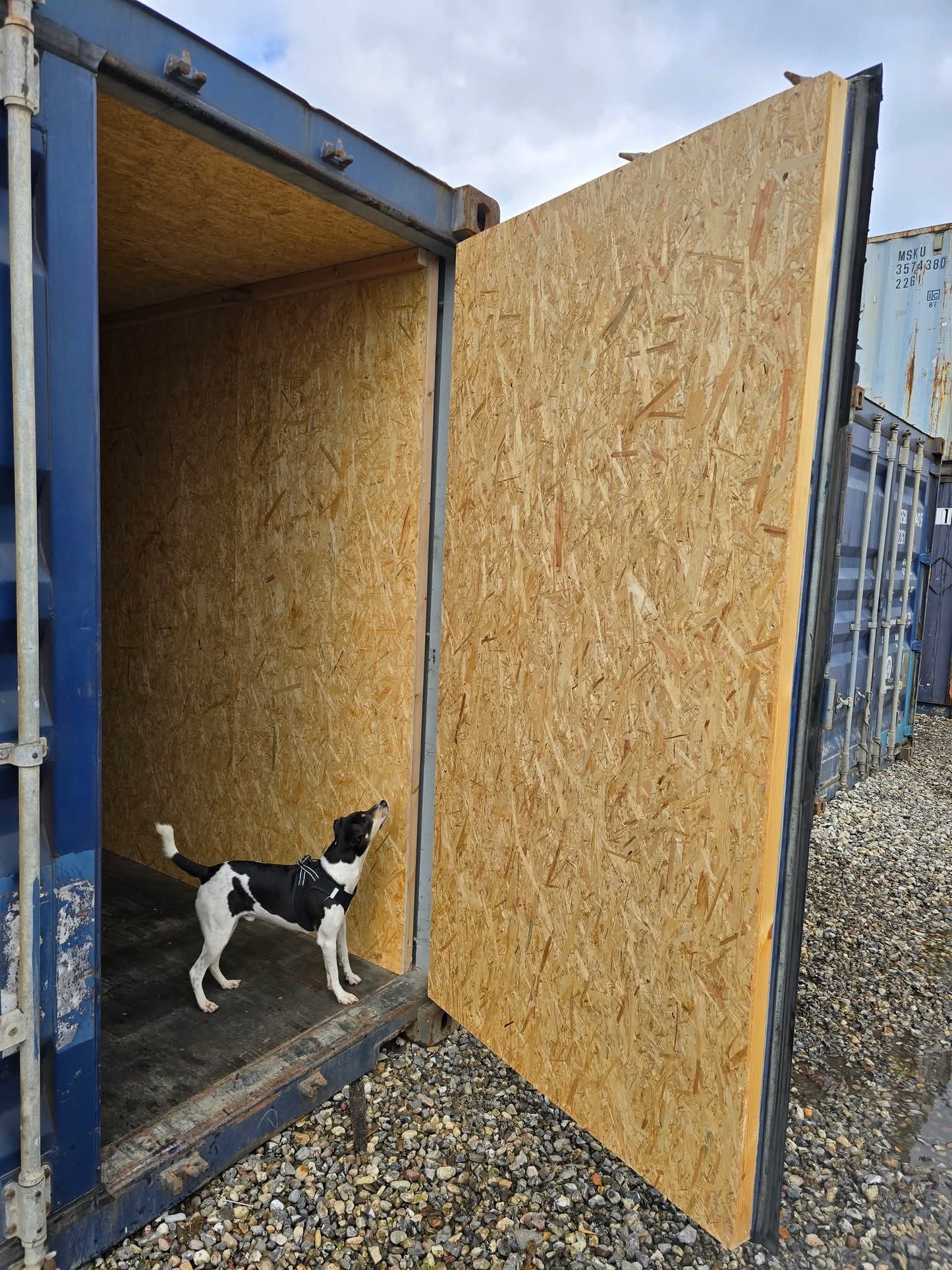 Isoleret 20 fods container