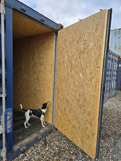Isoleret 20 fods container