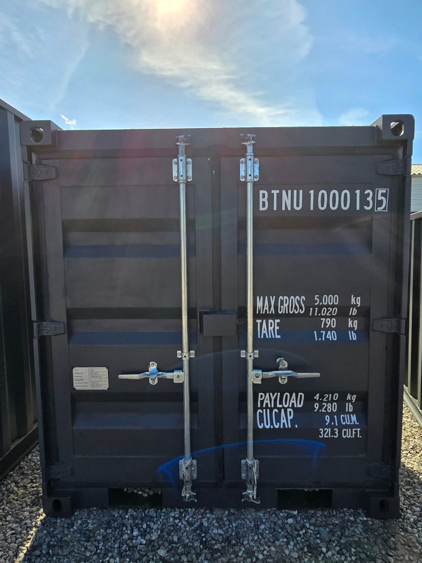 Nye 8, 9 og 10 fods containere