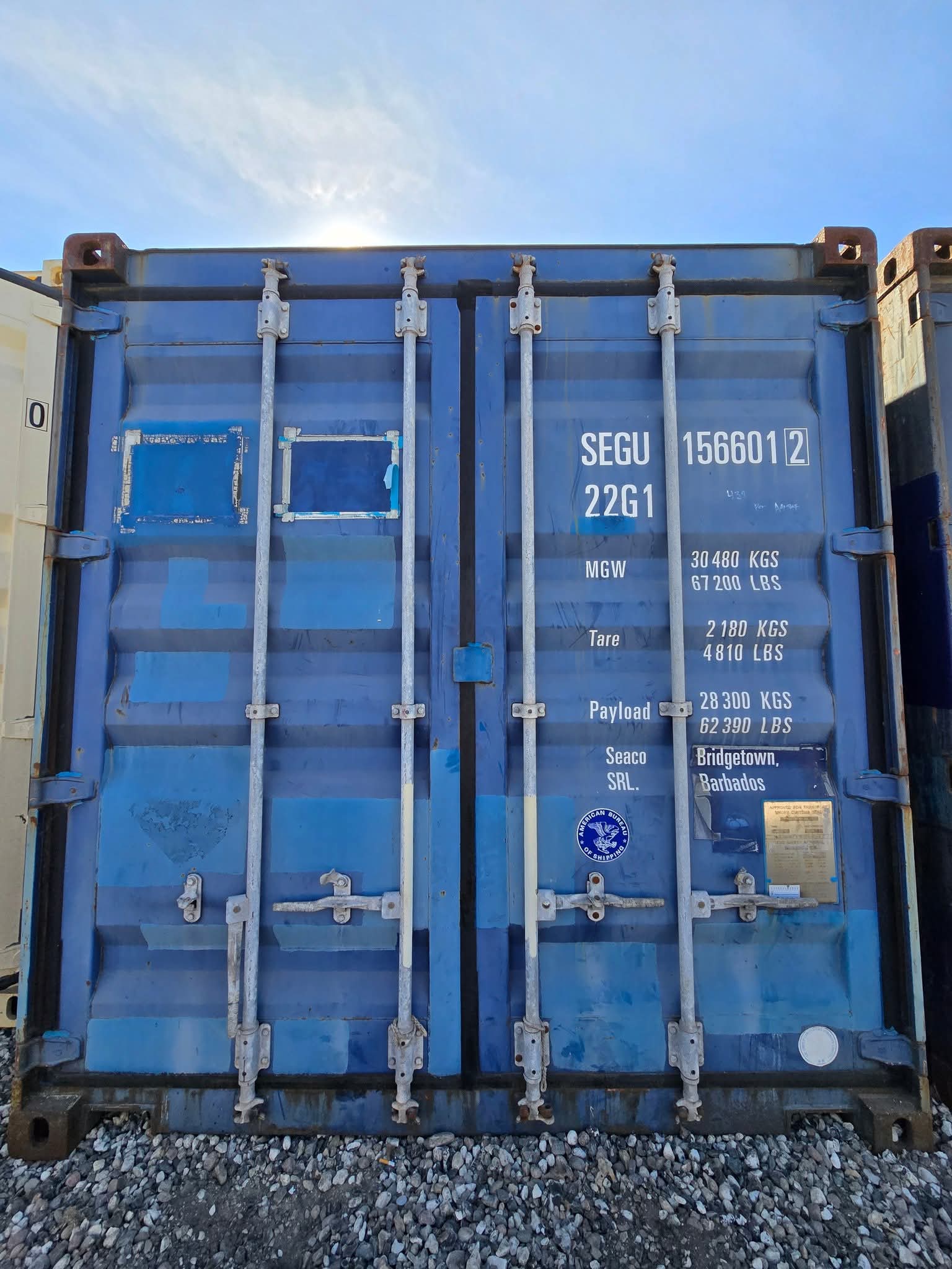 Isoleret 20 fods container - AL Containerservice